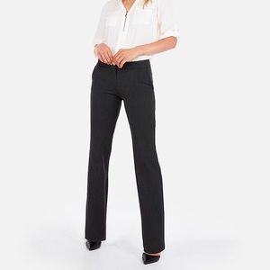 Express Mid-Rise Barely Boot Columnist Pants
